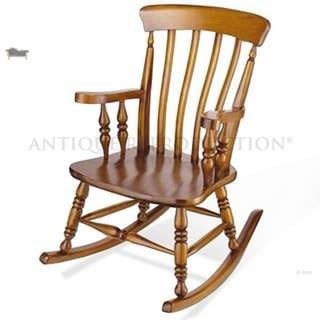 Antique Reproduction Rocking Chair Mahogany