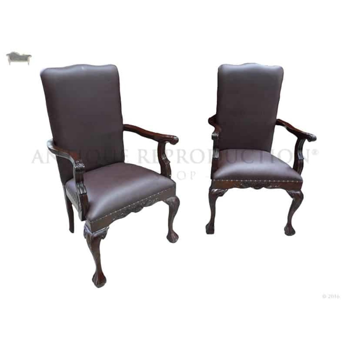 antique upholstered chairs