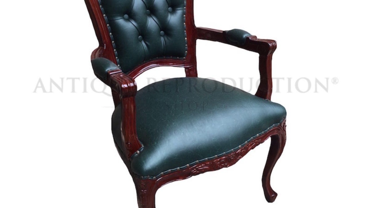 antique padded chair