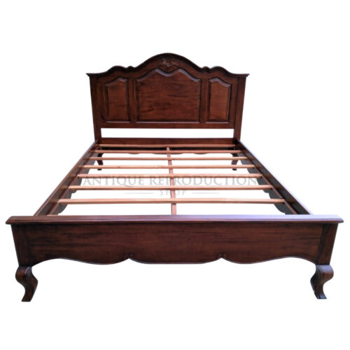 French Country Mahogany Bed