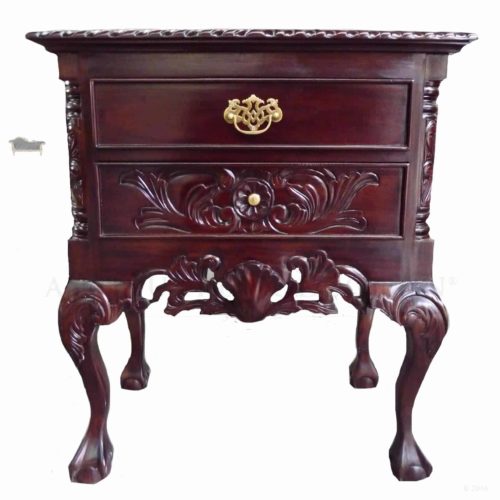 French Louis Carved Philipo Bedside Tables 2 Draw copy