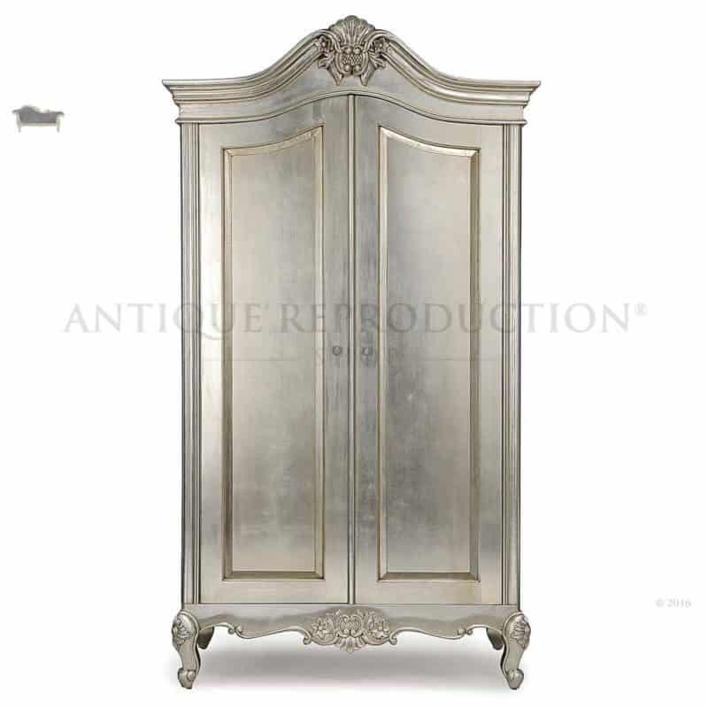 French Provincial Antique Armoire, French Country Armoire Wardrobe