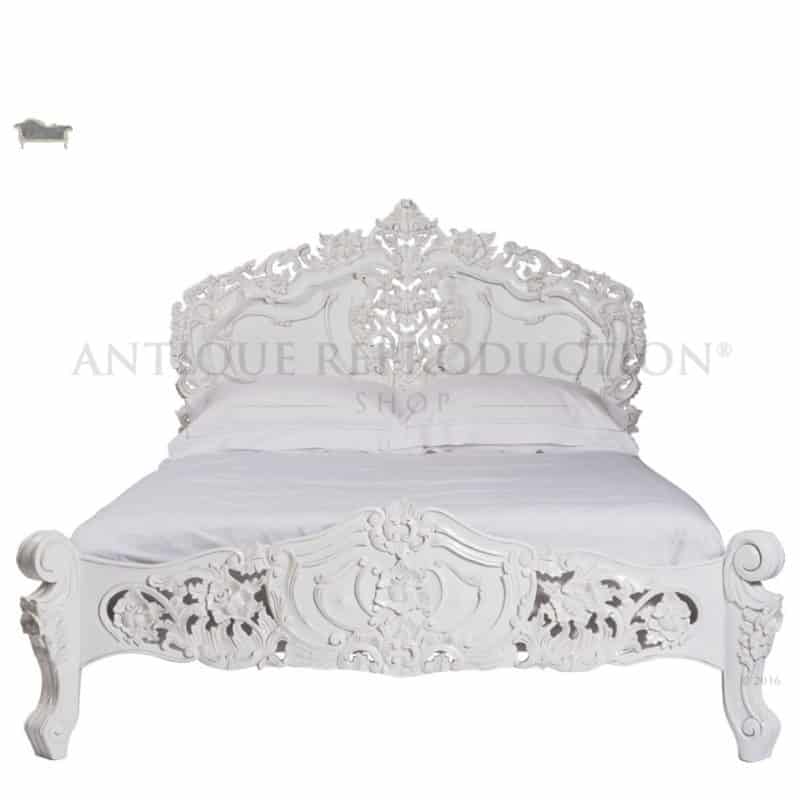 French Provincial Baroque Rococo Bed, French Provincial Single Bed Frame
