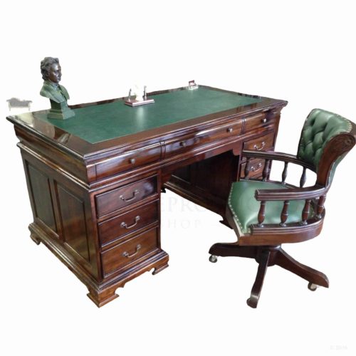 Lombardo Office Writing Desk 150cm with matching Captains Chair