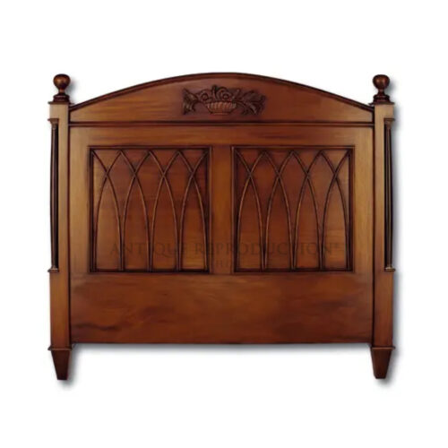 Mahogany Art Deco Bed Head