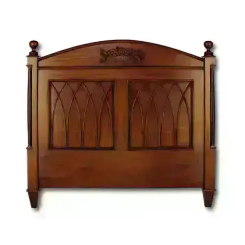 Mahogany Art Deco Bed Head