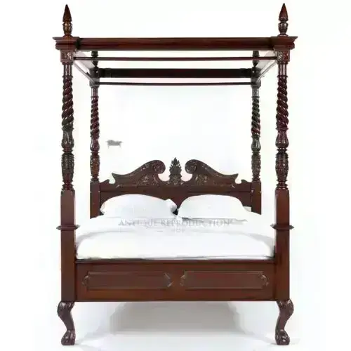 Chippendale Four Poster Canopy Bed