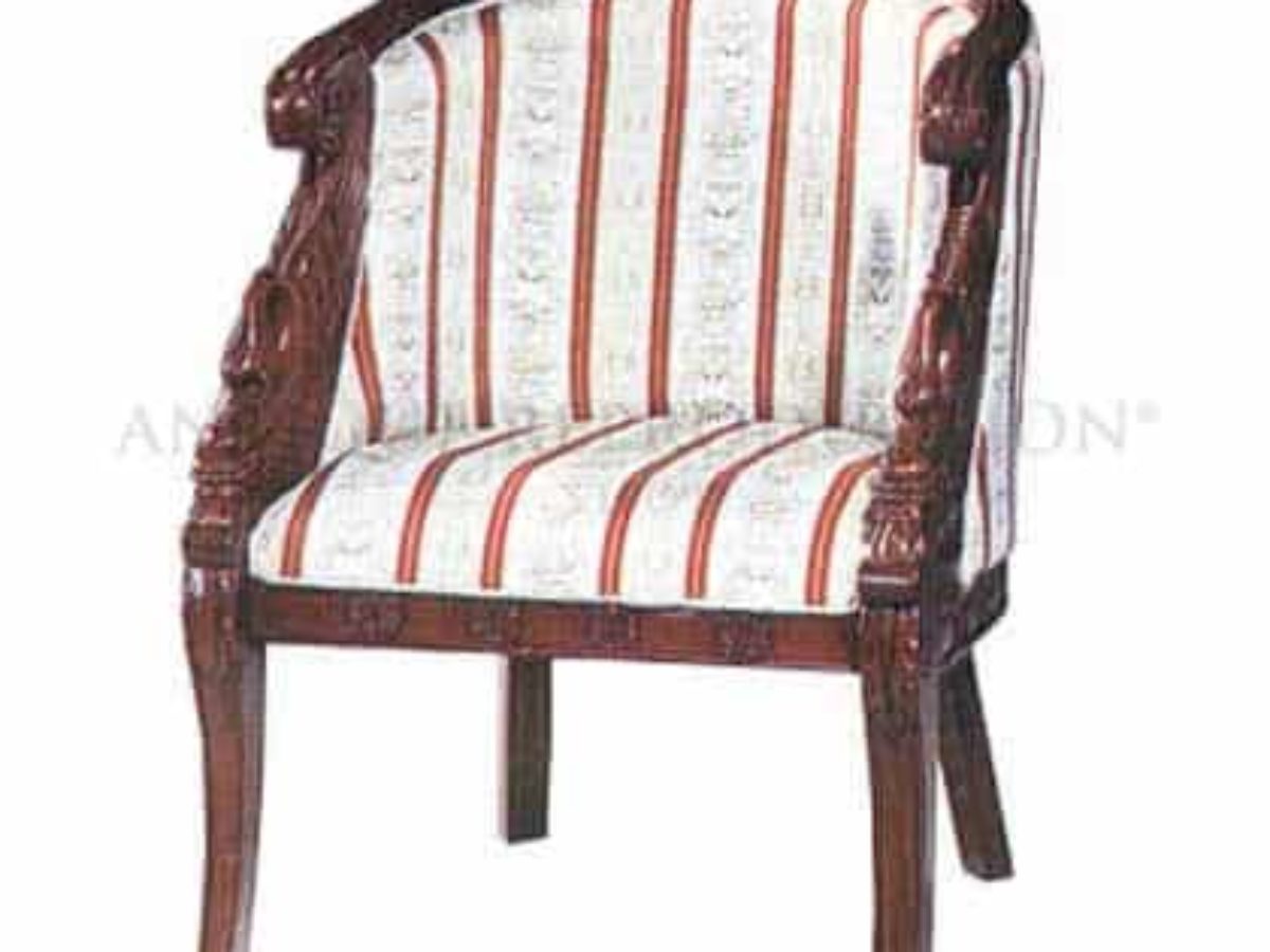 Antique swan online chair