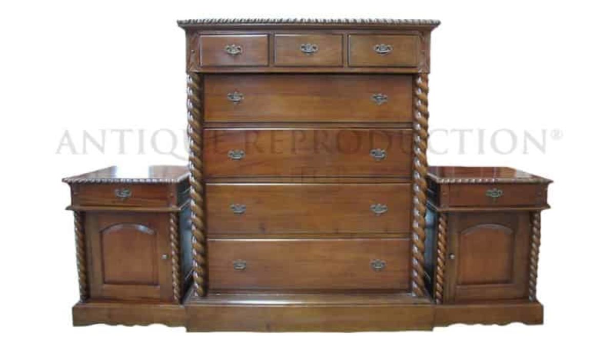 Matching bedside tables and store chest of drawers