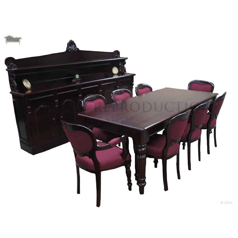 Victorian Dining Suite Table Chairs, Victorian Dining Table And Chairs