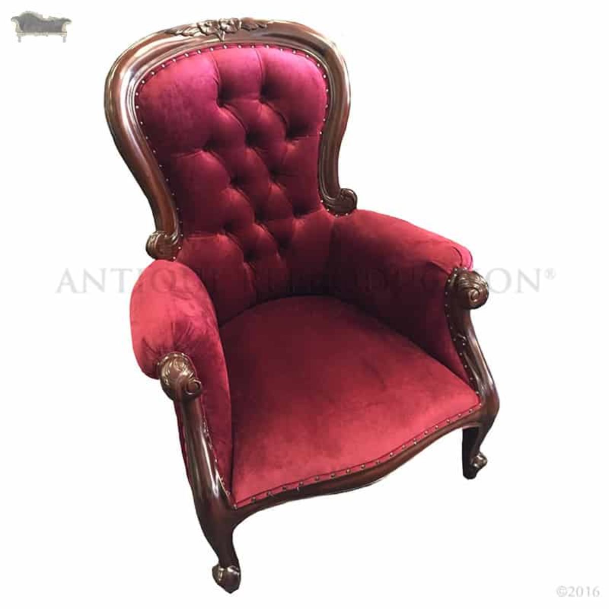 Victorian grandfather chair new arrivals