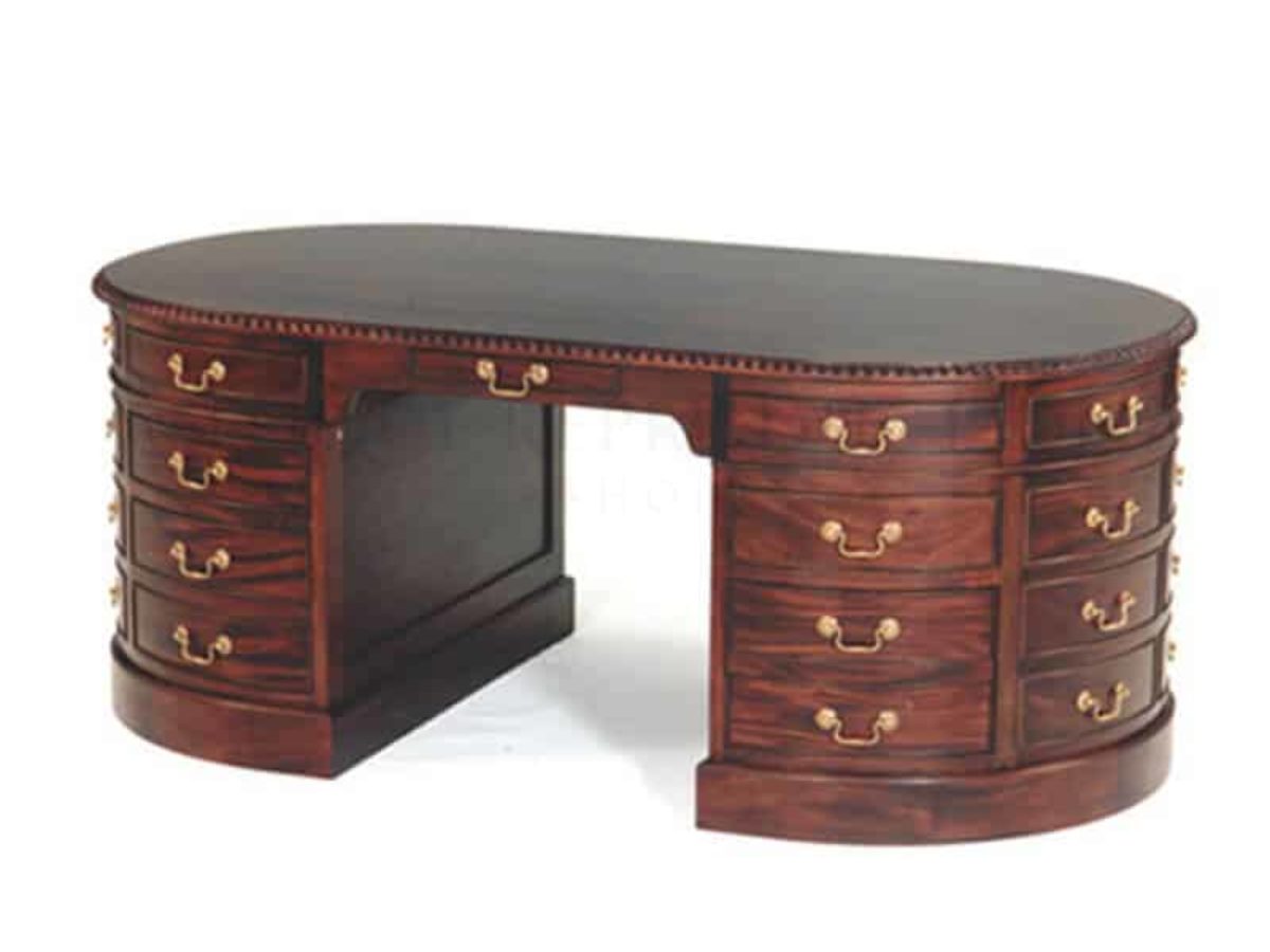 round writing desk