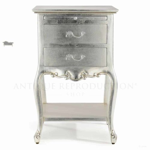 2 Draw Louis French Provincial Bedside Nightstand
