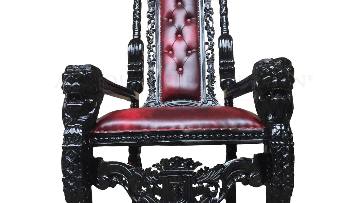 custom gothic throne chair