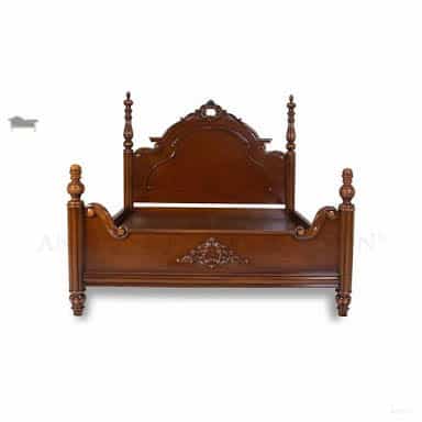 Colonial Reproduction Half Canody Four Poster Bed