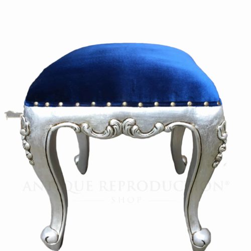 French Provincial Dressing Table Stool and Foot Stool