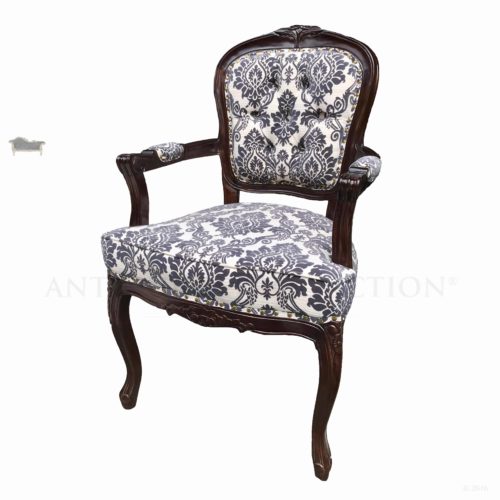 Bergere Louis Chair with Arms