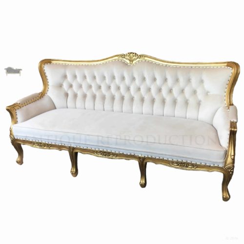 French Provincial Louis Lounge 3 Seater