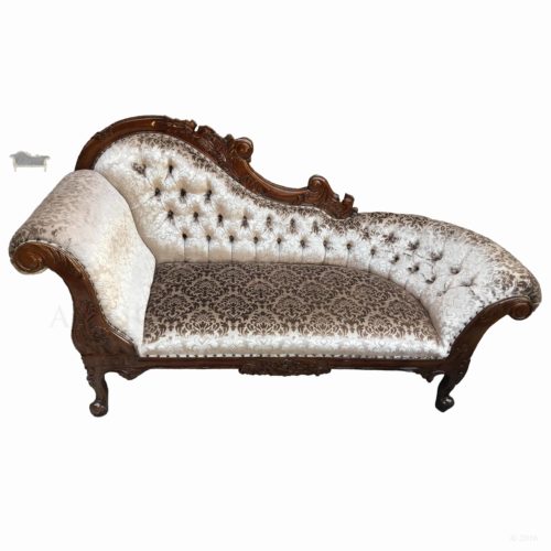 French Provincial Chaise Lounge 2 Seater