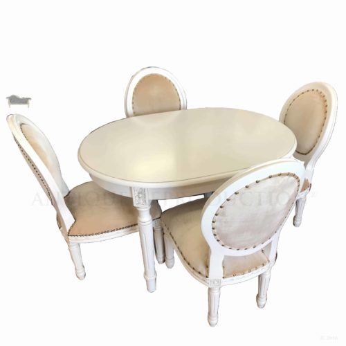 French Oval Children's Table Set