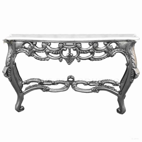 Antique Silver French Console