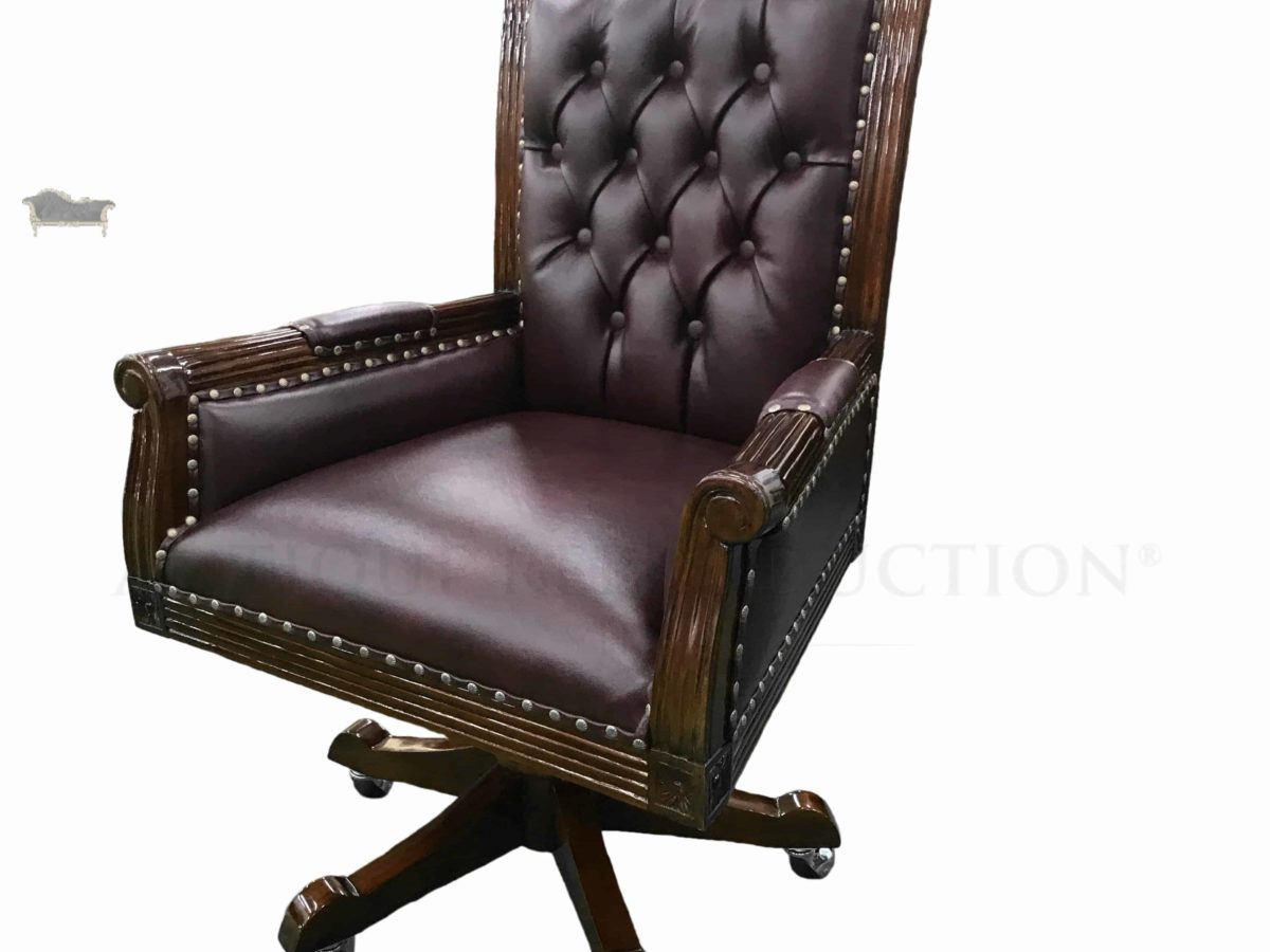 Antique Office Chairs, Leather Office Desk