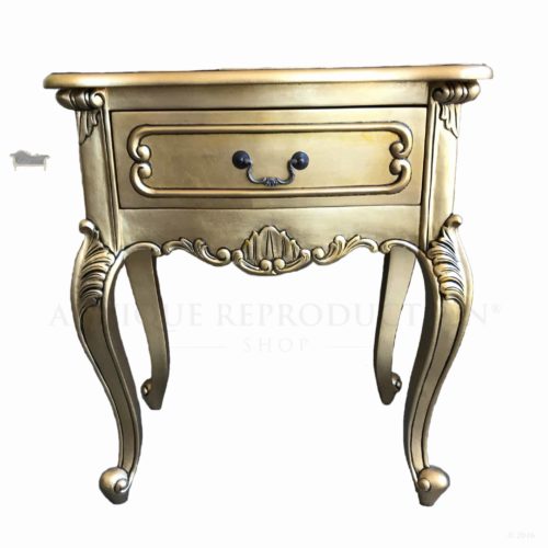 French Provincial Plain Bedside Table