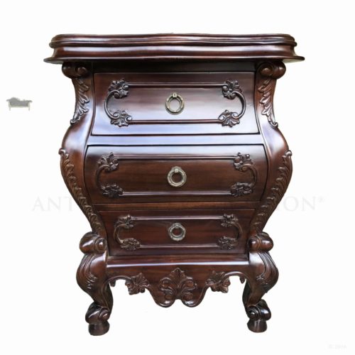 Bombay Baroque Bedside 3 Drawers