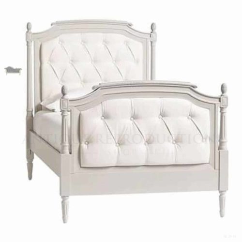 Plain French Regal Upholstered Bed