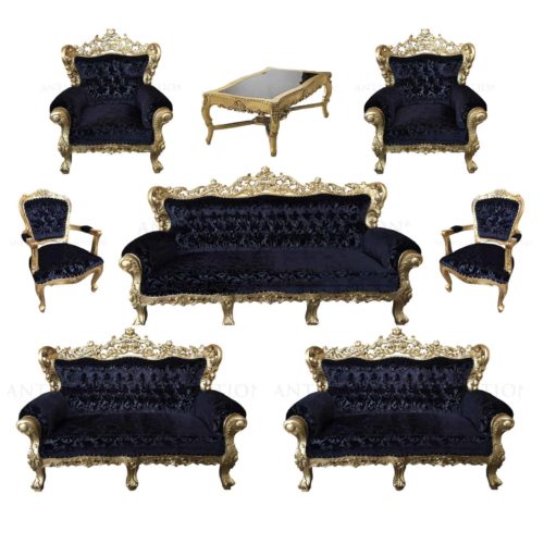 Luxury Baroque Rococo Lounge Set