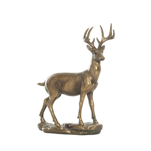 Resin Bronze Deer