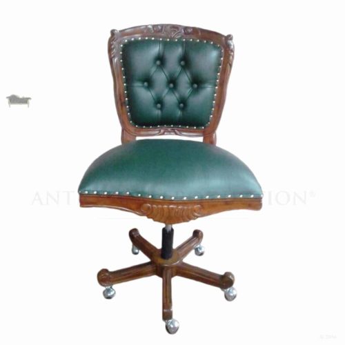 Carved Victorian Office Chair