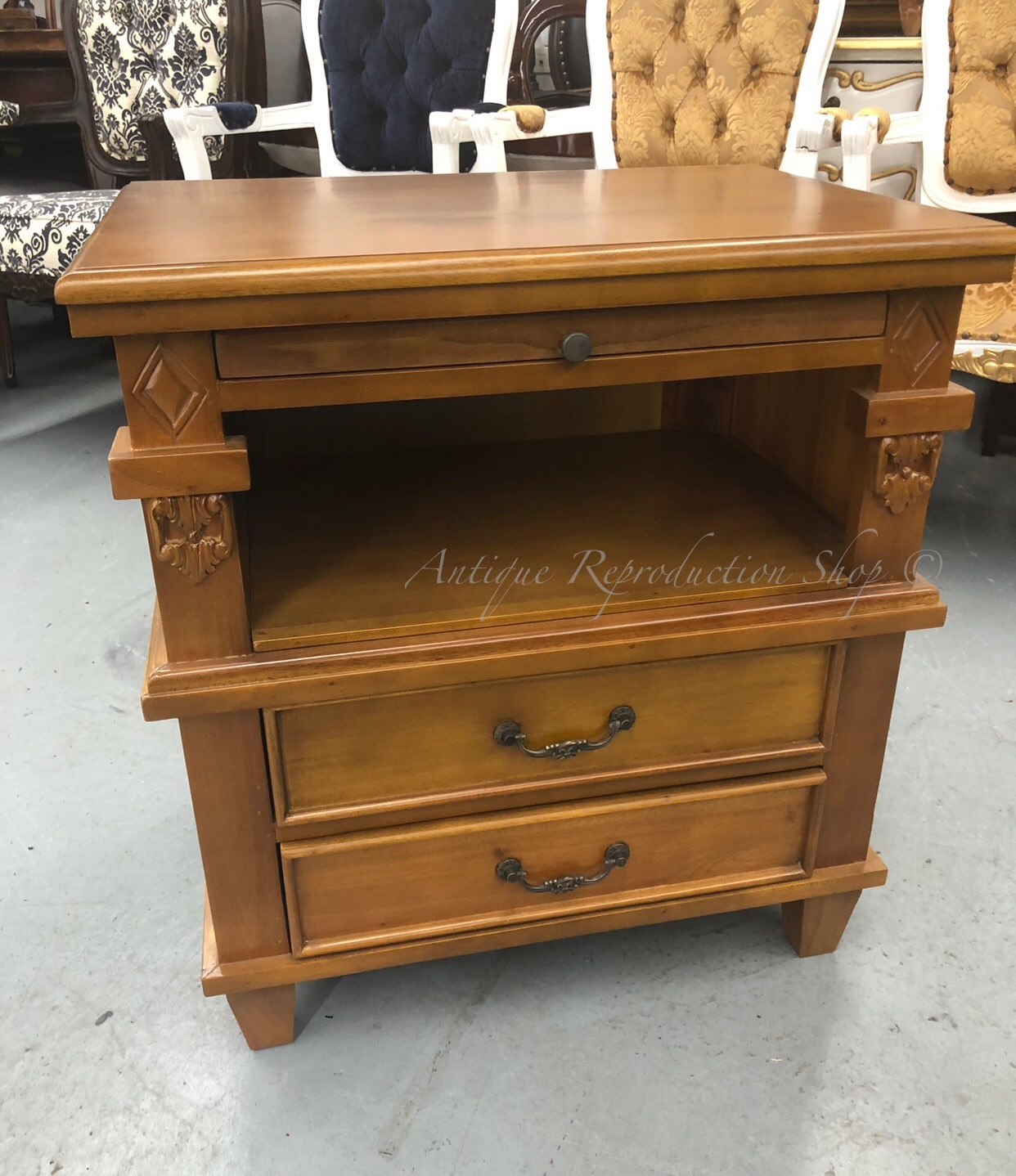 reproduction bedside cabinets