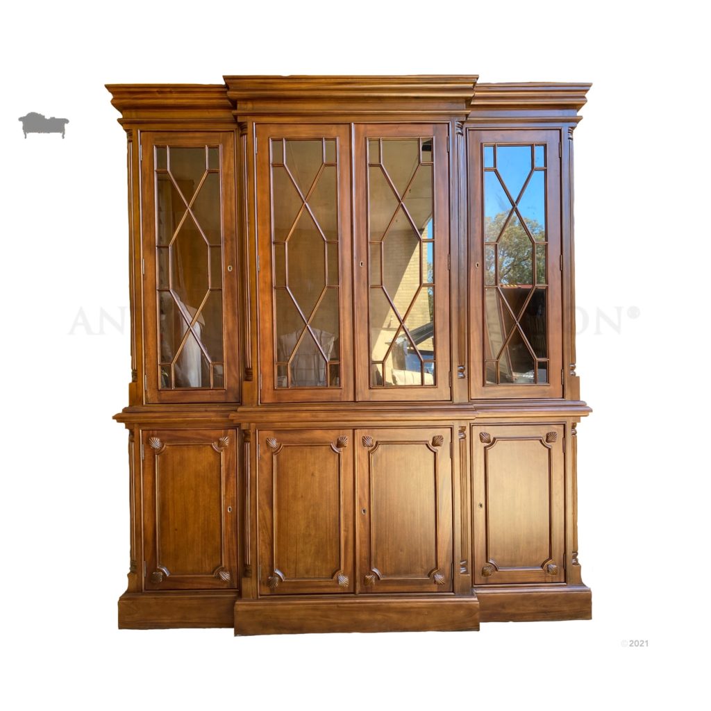 Antique Reproduction Mahogany & French Bookcases Antique Reproduction