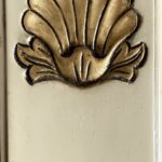 Antique Ivory Cream Finish with Gold Highlights $0.00