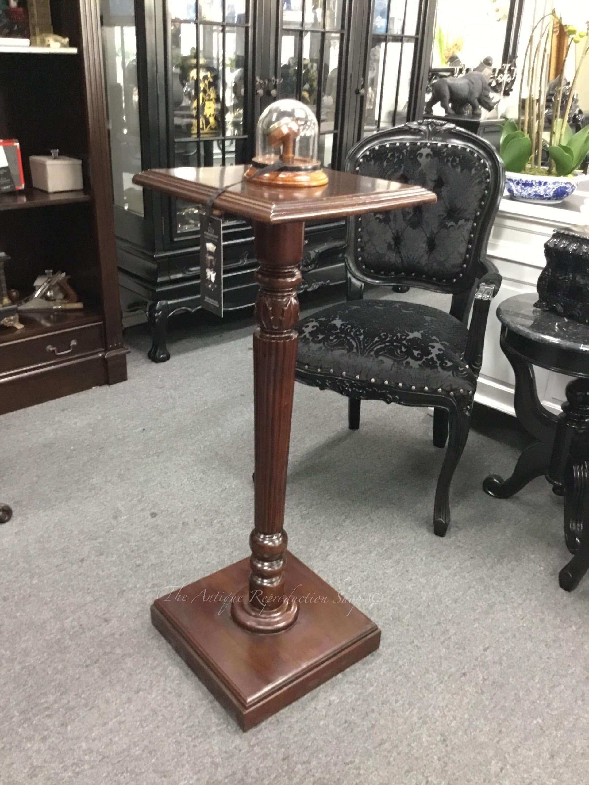 mahogany plant table