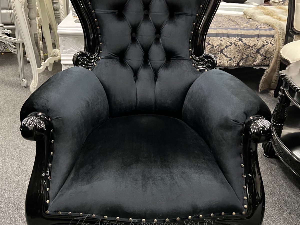 Victorian grandfather chair sale