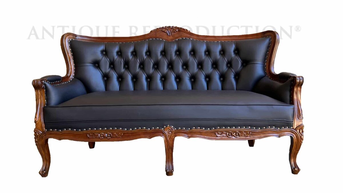 French Louis XV style carved and gilded five pieces Royal Sofa Set