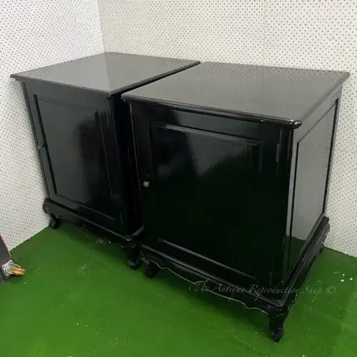 Large French Provincial Plain Cabinets - PAIR - SOLD