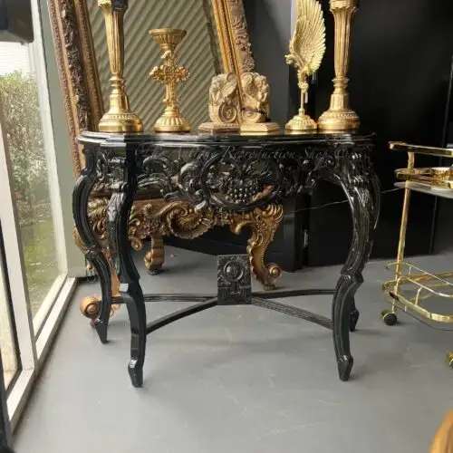 Victorian Heavy Carved Grape Console -SOLD
