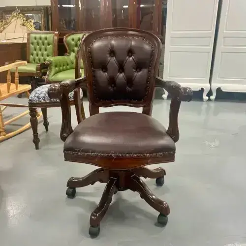 Victorian Office Chair With Arms