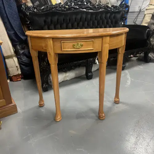 Half Round Moon Plain Console table