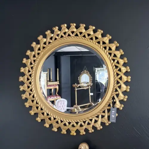 Mandala french gold antique mirror