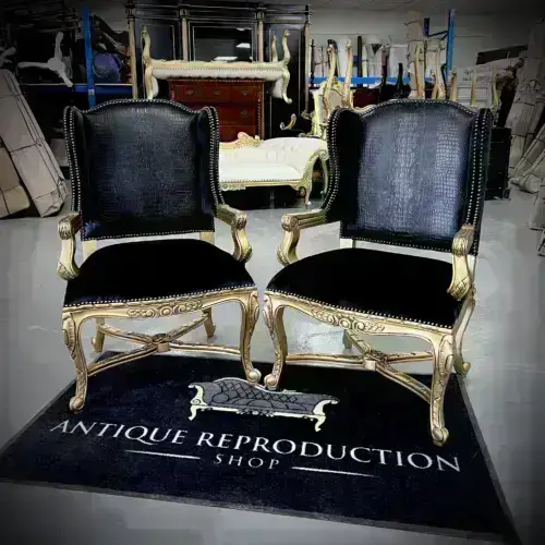 French Animal Regency XVI Parlour Chairs
