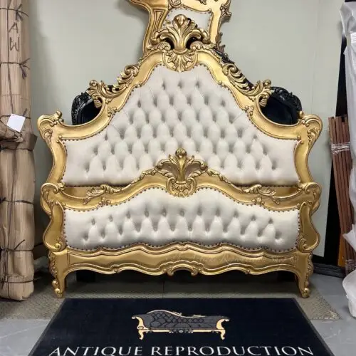 New French Baroque Style Queen Bed - SOLD