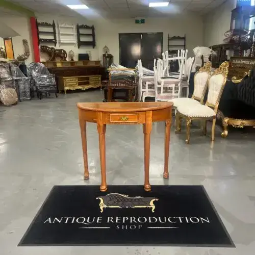 Half Round Plain Console Wall Table