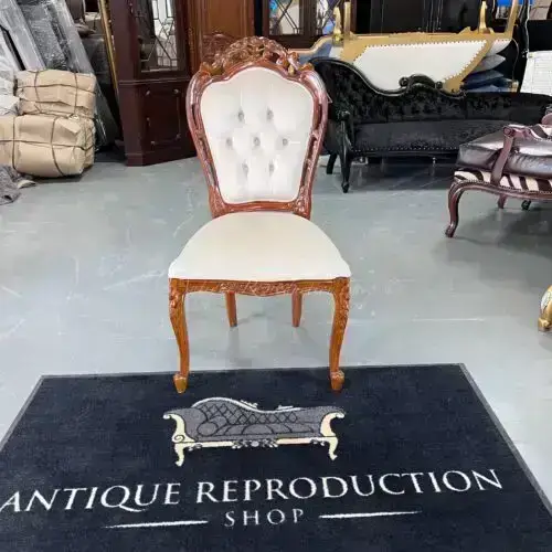 Franciscan Heavy Carved Dining Chair - Pecan Finish