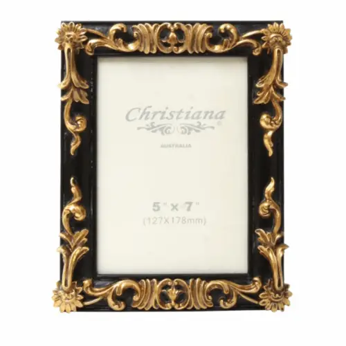 Fern Design Gold Highlight Frame