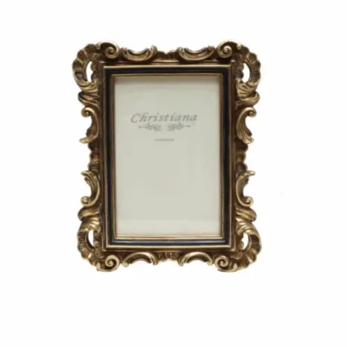Gold And Black Scroll Frame