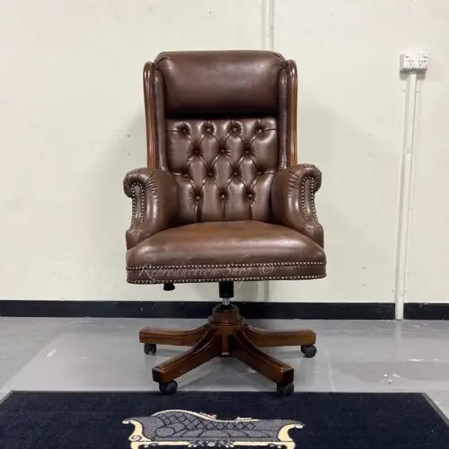 Old Money Executive Presidents Office Chair - Classic Finish